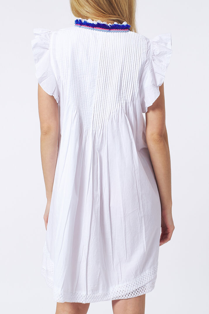 Kleid mit Fransendetails aus Baumwolle FLOWERS FOR FRIENDS Flowers