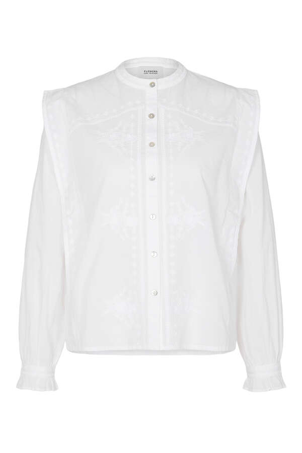 Bluse mit Stickerei