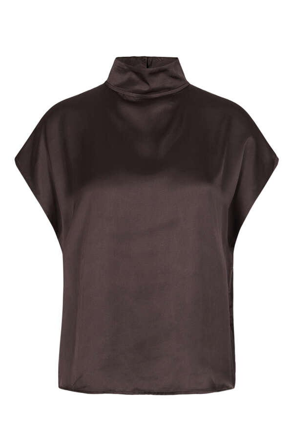 Bluse mit Stehkragen