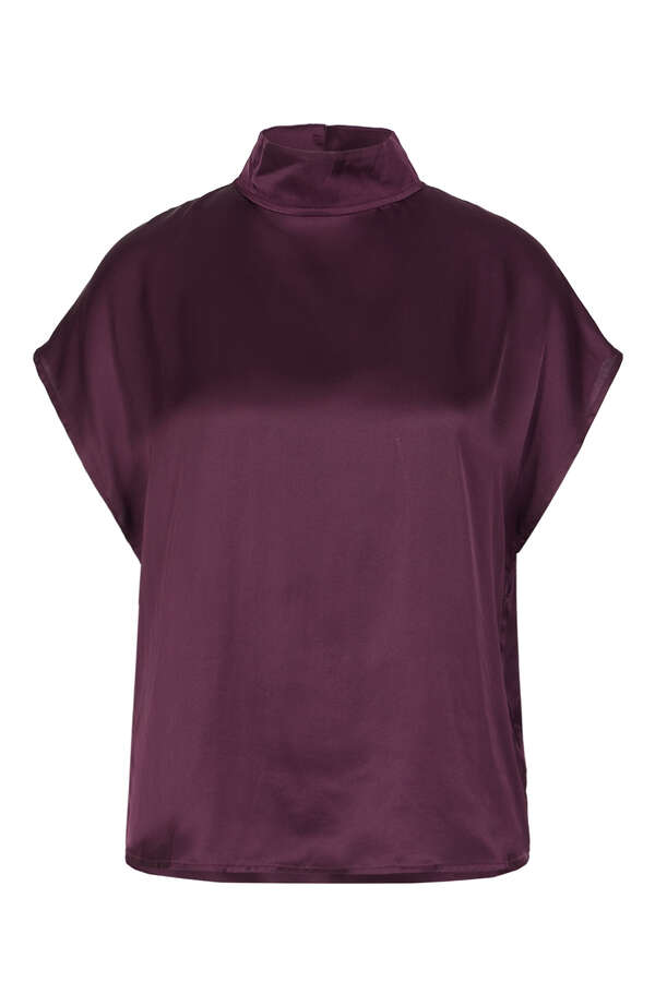 Bluse mit Stehkragen