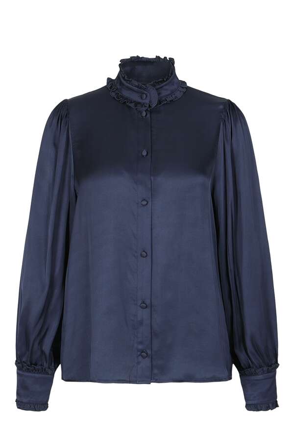 Bluse mit Rüschendetail